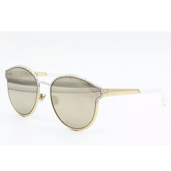 NIC CHRISTIAN DIOR SYMMETRIC GBZQV White MIRRORED59-19 new in case - Picture 3 of 11